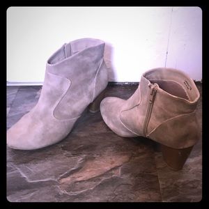 Cream Angle boots